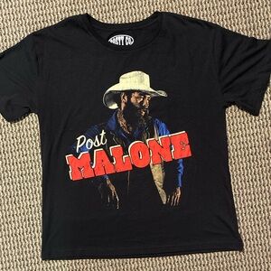 Large Post Malone T-shirt,official merchandise "Posty Co." brand.